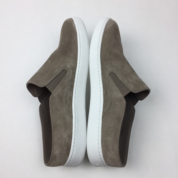 Vince Verrell Woodsmoke Suede Slip On Sneaker Sz 8 - Picture 7 of 8